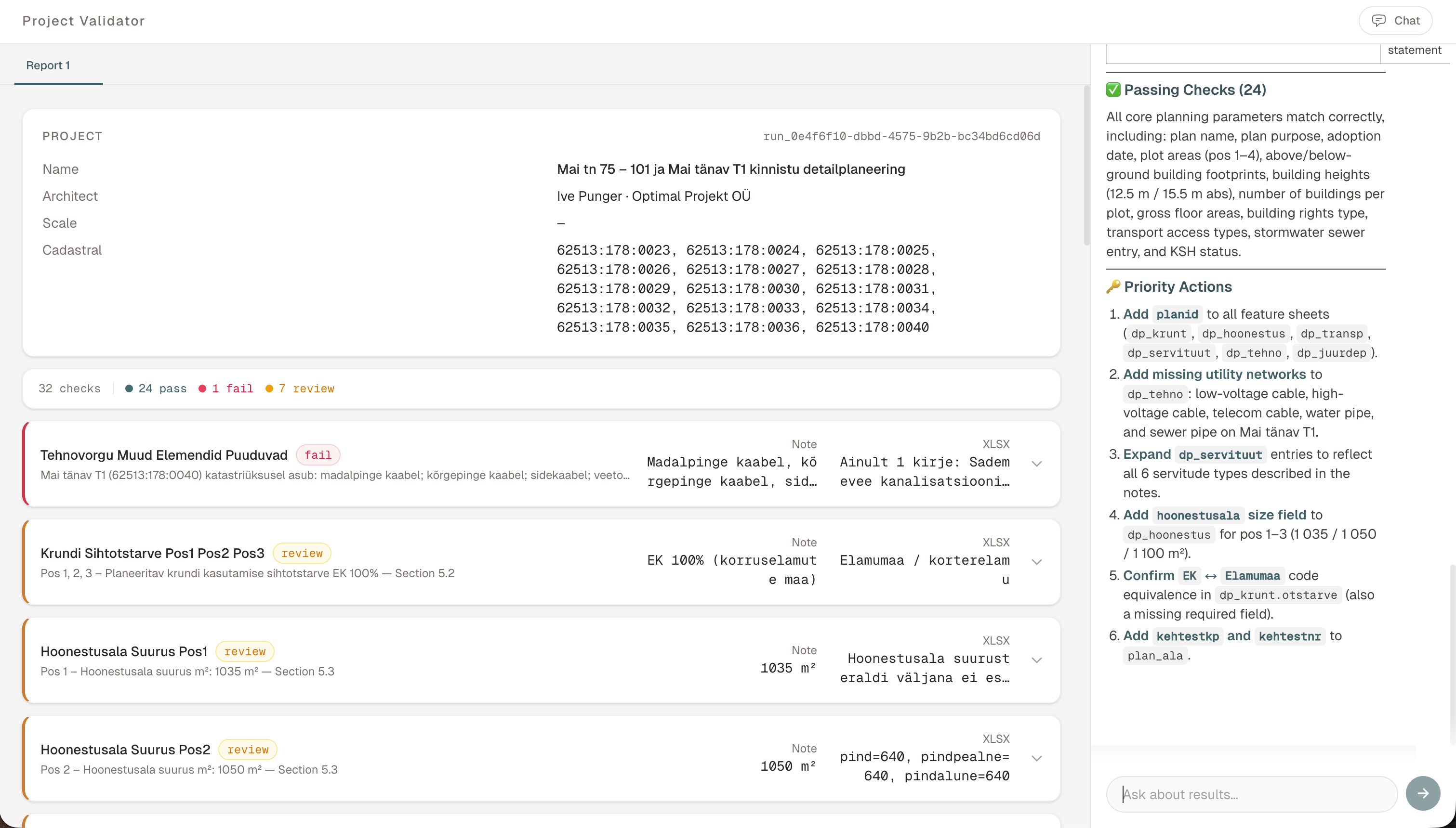 Construction PDF Validator — Agentic Cross-Referencing for Municipal Plan Review screenshot 1
